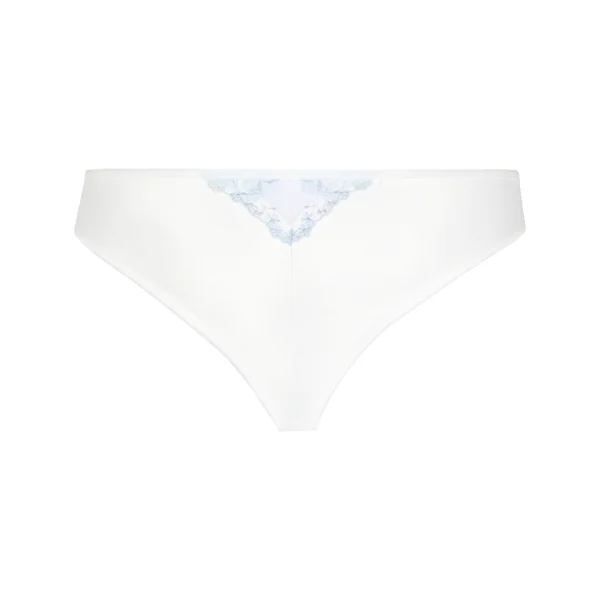 Culotte brésilienne échancrée Peonie - Blanc
