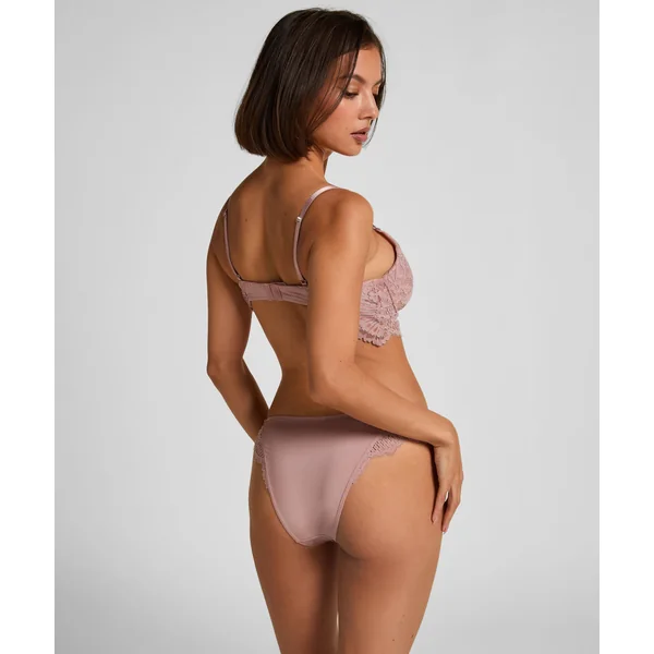 Culotte brésilienne échancrée - Violet