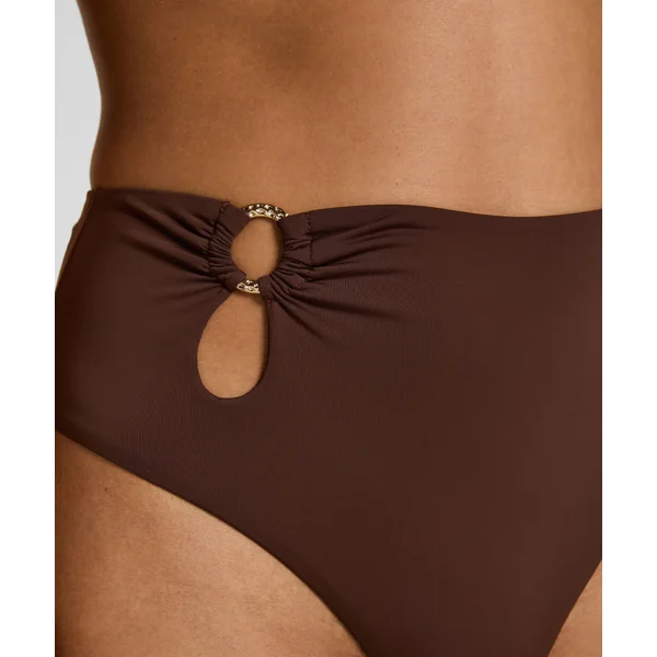 Culotte de Bikini Highleg Madrid - Marron