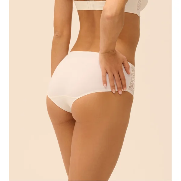 Culotte haute blanche Caresse Naturel