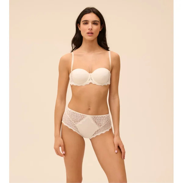 Culotte haute blanche Caresse Naturel