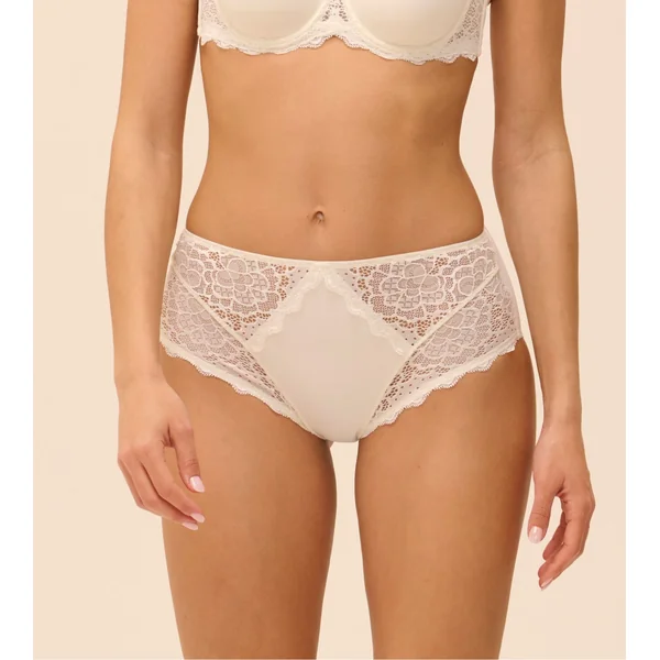 Culotte haute blanche Caresse Naturel