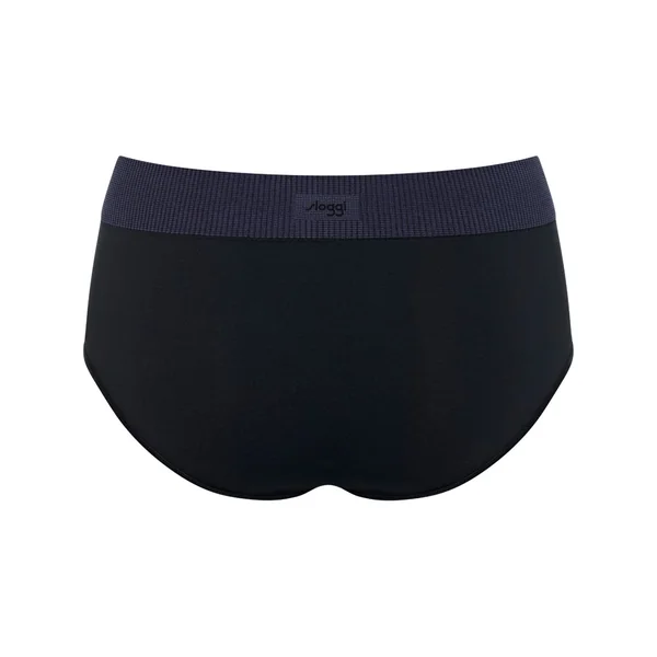Culotte haute infusée à l'Aloe Vera SLOGGI EVER INFUSED Bleu Noir