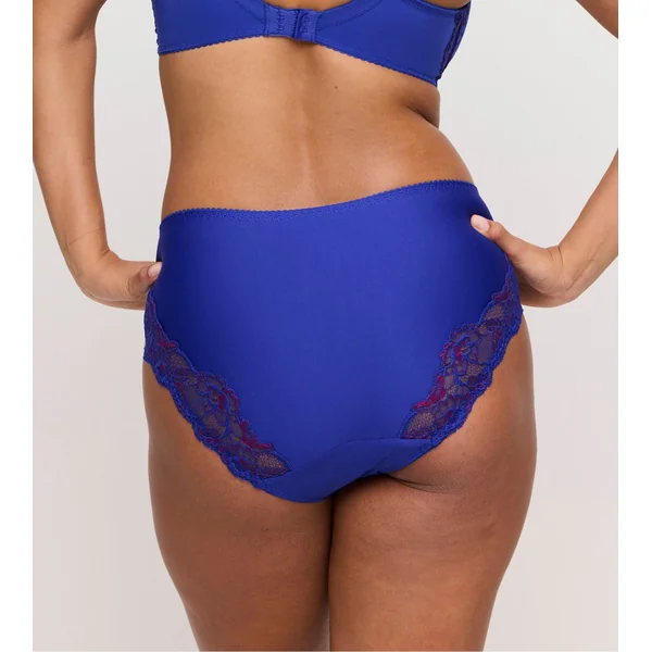Culotte haute à carreaux bleus Madison Bueberry