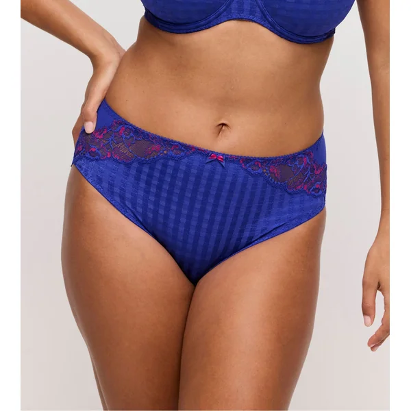 Culotte haute à carreaux bleus Madison Bueberry