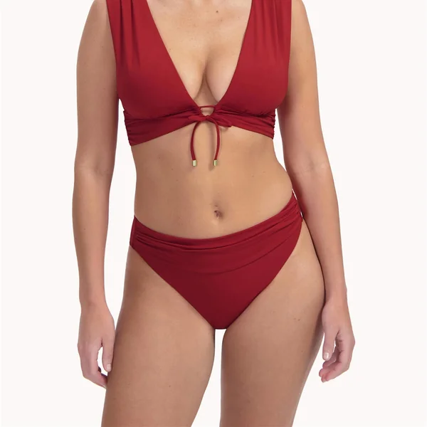 Cyell - Culotte de bikini Rouge Large
