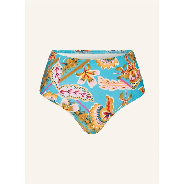 Cyell - Culotte de bikini Taille Haute Bleu Large Orient