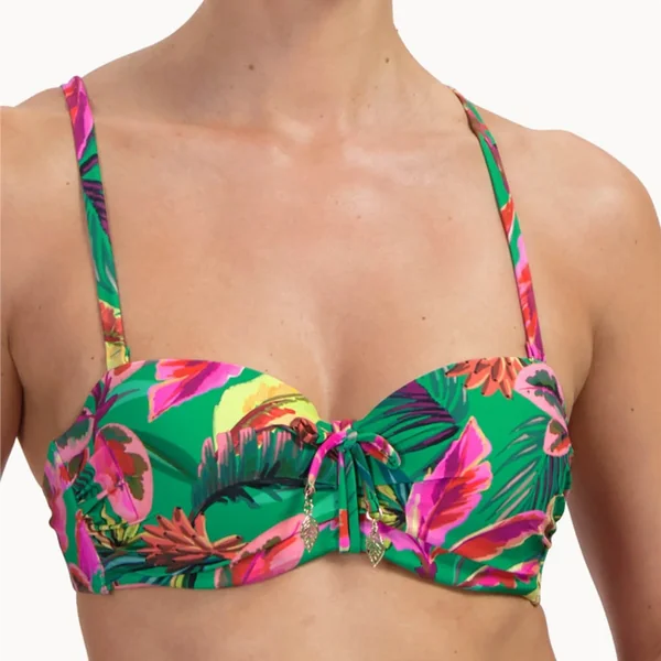 Cyell - Haut de Bikini bandeau Multi Fonction 34 (75) D Floral Forest