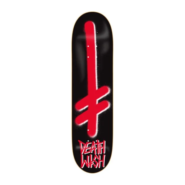 Deck skate DEATHWISH DECK GANG LOGO BLK RED 8.0 X 31.5