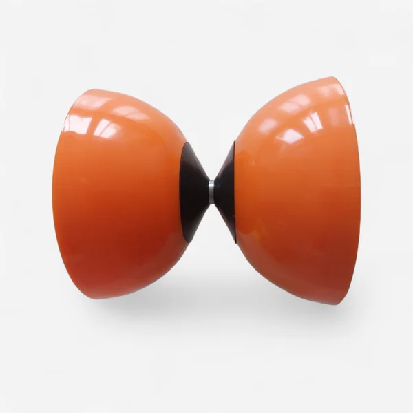 Diabolo big + baguettes en bois + livret - orange