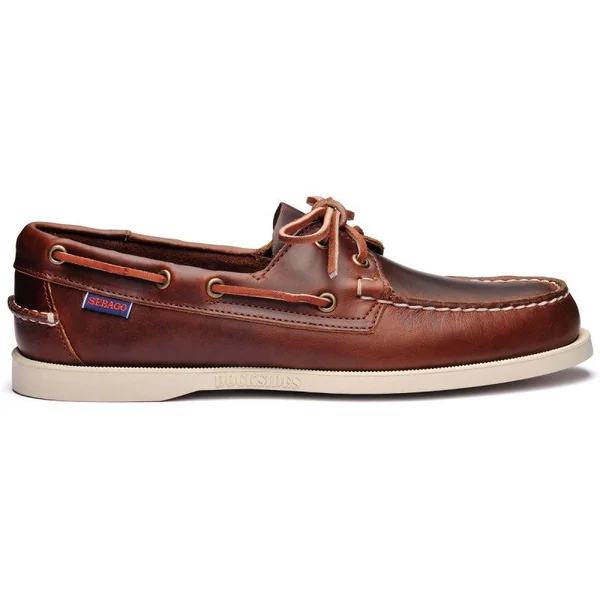 Docksides Cuir Ciré Marron