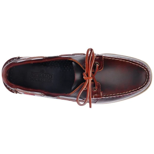 Docksides Cuir Ciré Marron