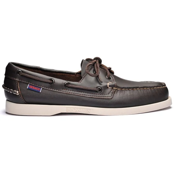 Docksides Cuir Marron Foncé