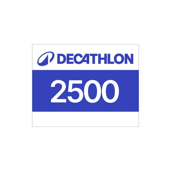 Dossard course Decathlon 1 à 2500 - bleu