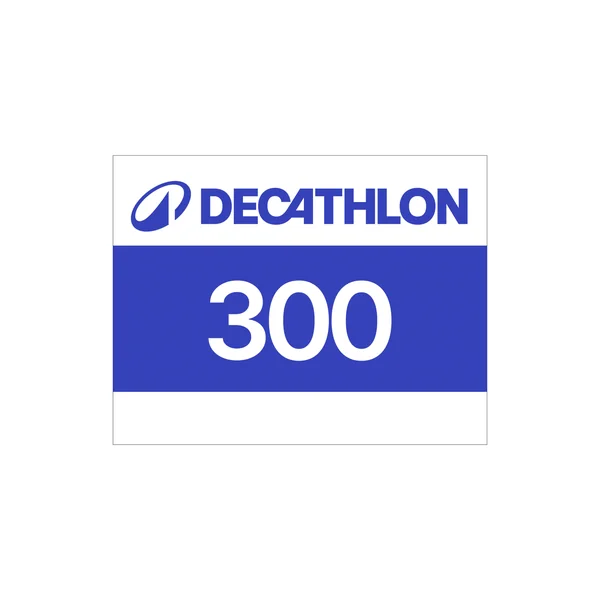 Dossard course Decathlon 1 à 300 - bleu