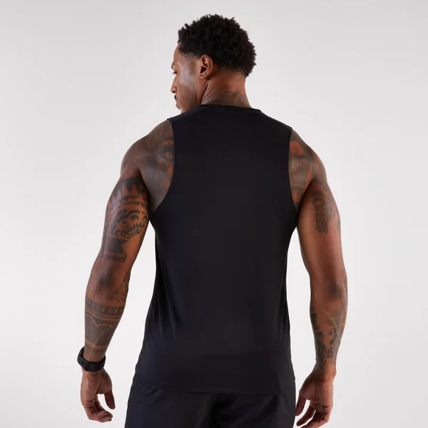 Débardeur de running Homme, Kiprun Run 100 noir