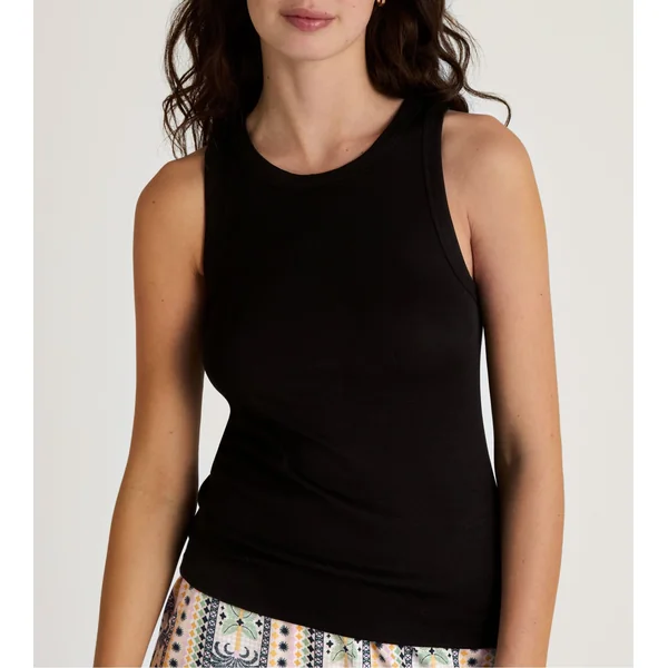 Débardeur noir femme Favourites Sun