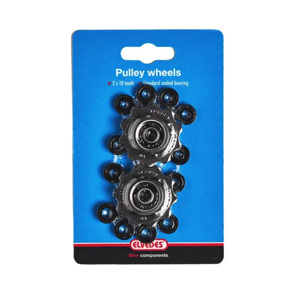 ELVEDES 1 Kit Galets de derailleur 2 x 10 dents roulements annulaires incl. Spacer