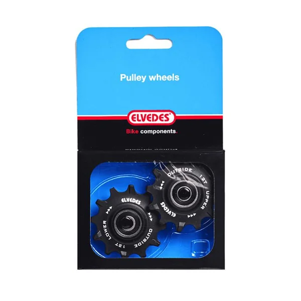 ELVEDES 1 Kit Galets de derailleur 2 x 12 dents roulements annulaires Narrow / Wide