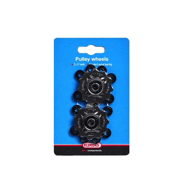 ELVEDES 1 Kit Galets de derailleur 7/8/9/10/11 vitesses, roulements annulaires + spacers