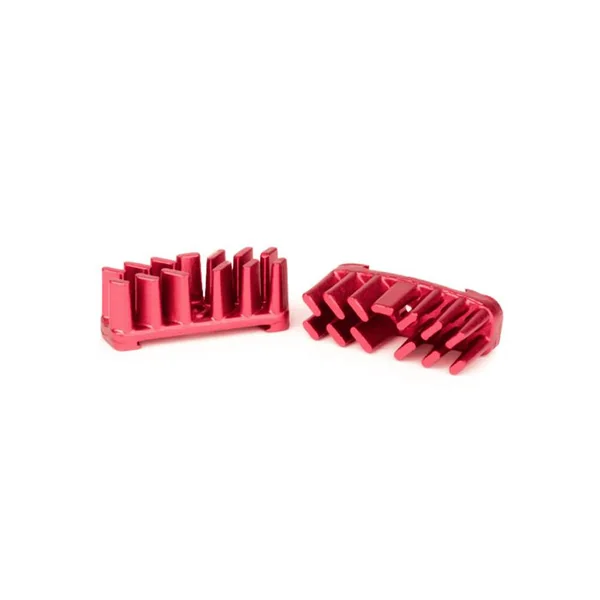 ELVEDES 1 paire de radiateurs aluminium pour plaquettes de frein AEROSTREAM Red