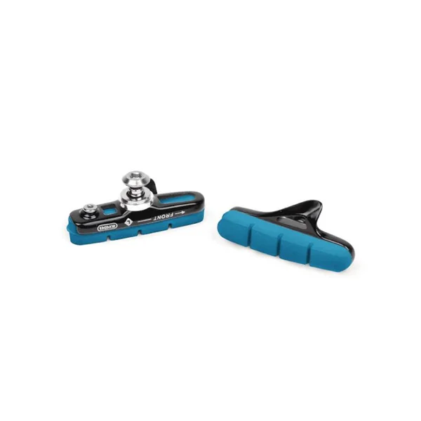 ELVEDES Paire de patins plus porte patins Alu 55mm Pour jante Carbon Shimano
