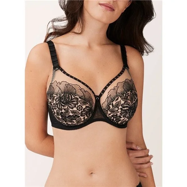 Empreinte - Soutien-gorge classique avec armatures 40 (90) H Noir Agathe