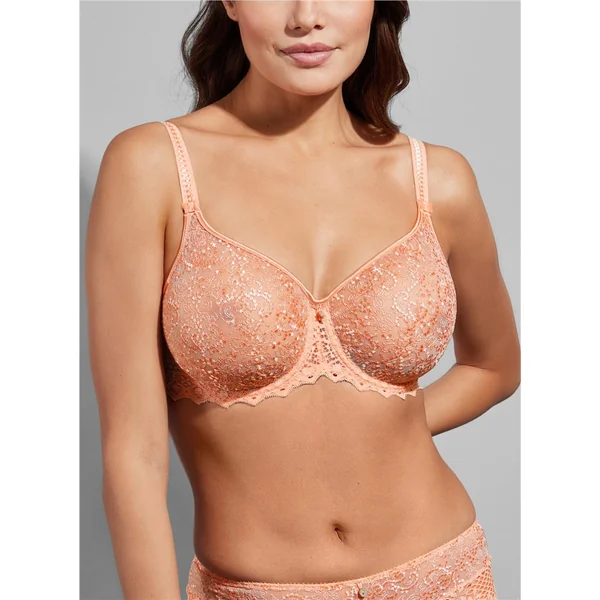 Empreinte - Soutien-gorge moulé classique avec armatures 36 (80) E Peach Cassiopée
