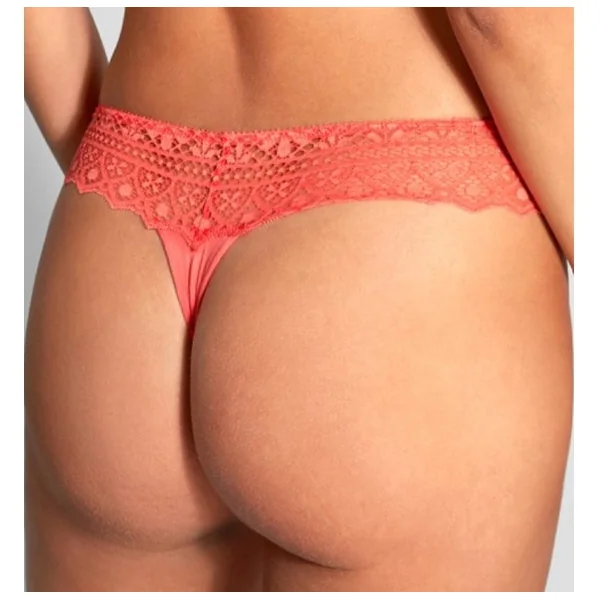 Empreinte - Tanga haute sans couture Papaye X-Large Cassiopée