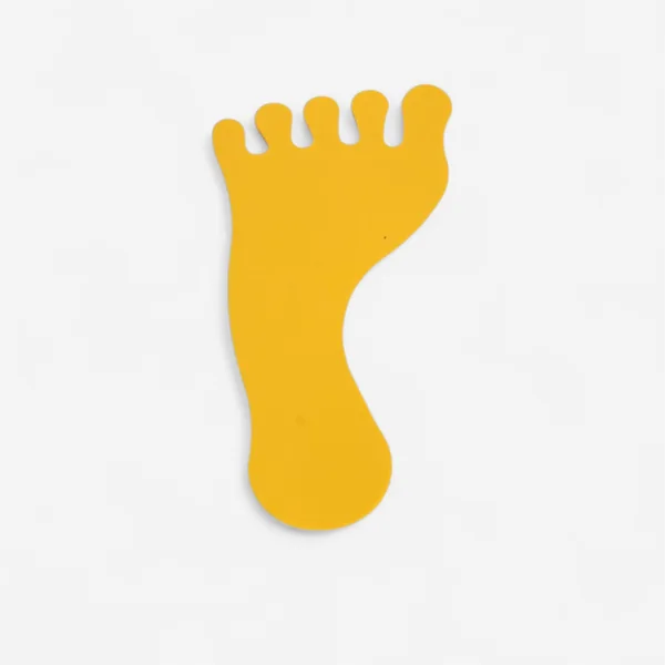 Empreintes sol baby gym Csy Plastique - Lot de 6 pieds jaune