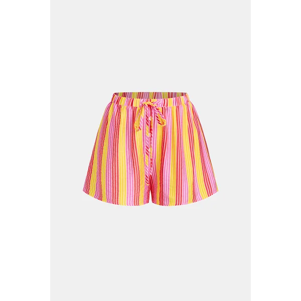 Ensemble cover up deux pièces à rayures