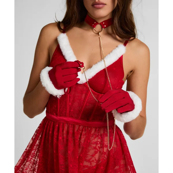 Ensemble d'accessoires de Noël - Rouge