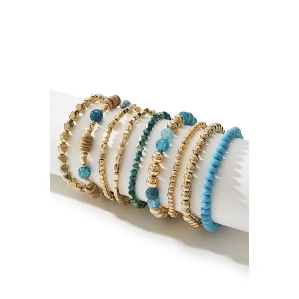 Ensemble de bracelets perlés