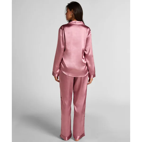 Ensemble de pyjama en satin Shiny - Rose