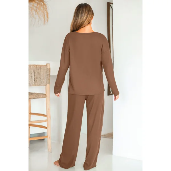 Ensemble de pyjama marron