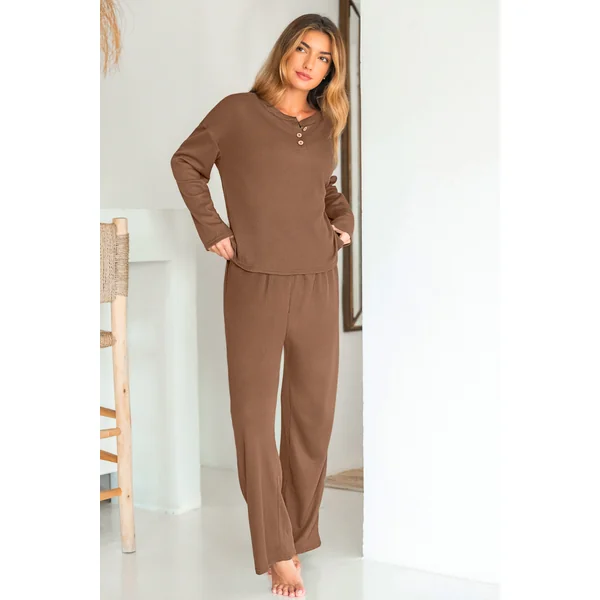 Ensemble de pyjama marron