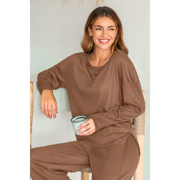 Ensemble de pyjama marron