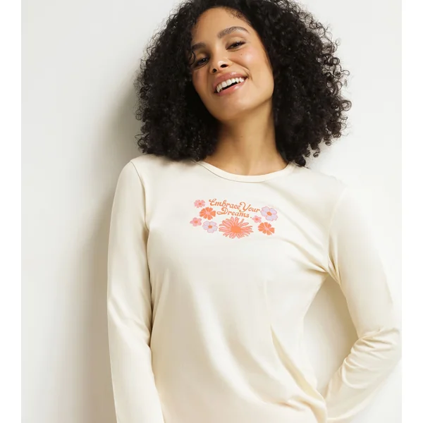 Ensemble pyjama pantalon femme Beige Don’t Disturb