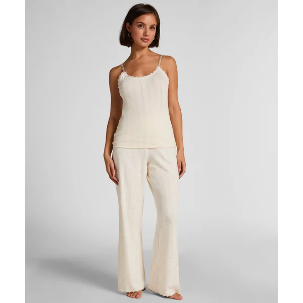 Ensemble Pyjama Pointelle - Blanc