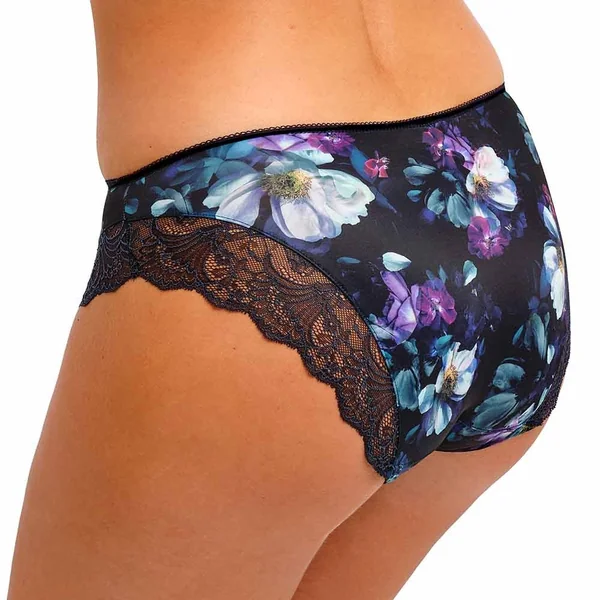 Fantasie - Culotte brief avec dentelle Midnight Large Lucia