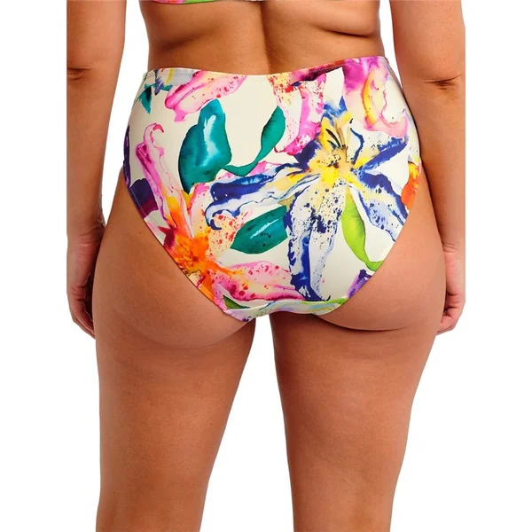 Fantasie Swimwear - Culotte de bikini haute Blanc Large Paradise Bay