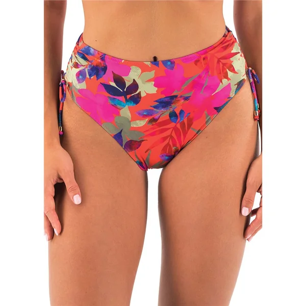 Fantasie Swimwear - Culotte de bikini taille haute avec cordons de chaque côté Beach Party Small Playa del Carmen