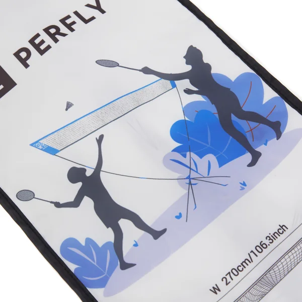 Filet de Badminton Portable Easy Net Discover V2 - Bleu Pacifique