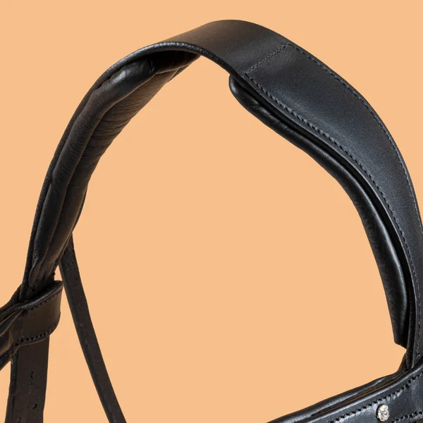 Filet de dressage équitation Cheval et Poney - 900 noir et blanc