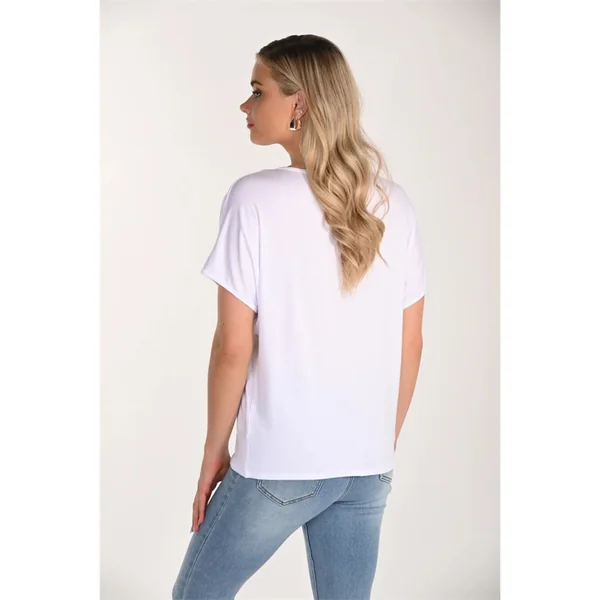 Frank Lyman Design - Haut en tricot à manche courte Blanc Medium