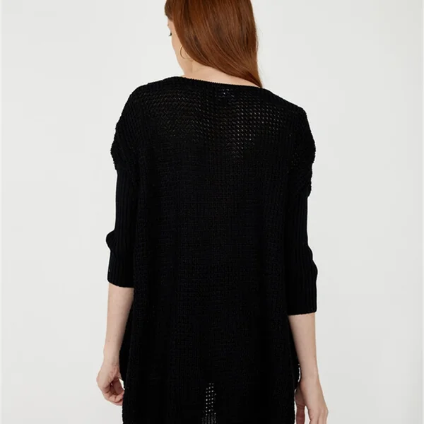 Frank Lyman Design - Haut à manche longue en tricot Noir X-Large