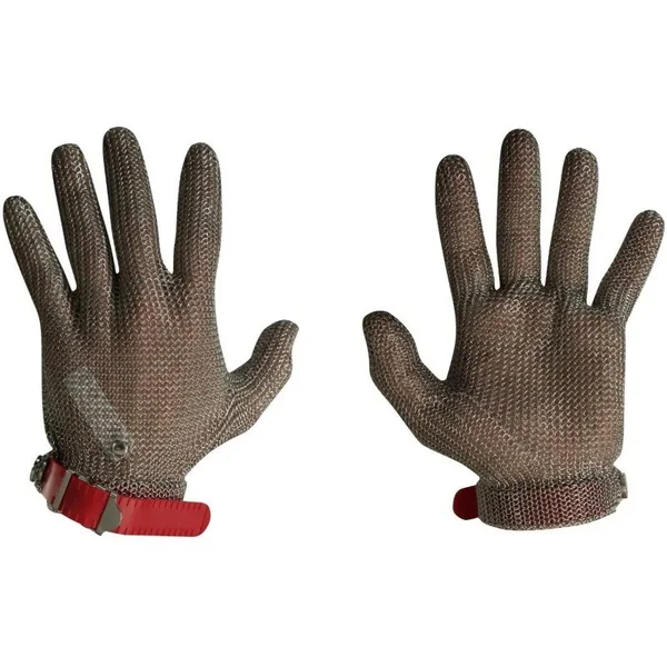 Gant en Acier Inoxydable avec Sangle en Plastique