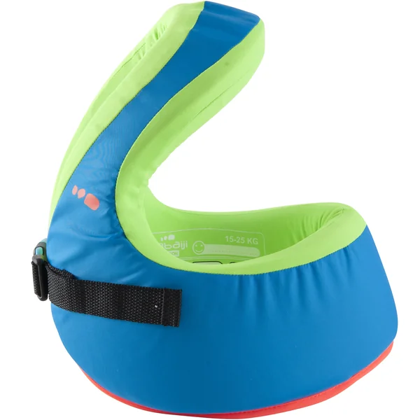 Gilet de natation enfant, Swimvest+ vert bleu