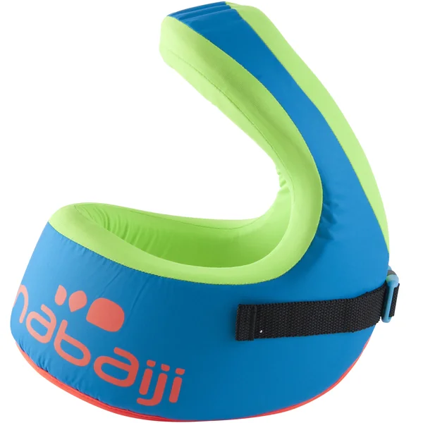 Gilet de natation enfant, Swimvest+ vert bleu