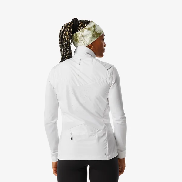 Gilet de ski de fond femme, 500 vert